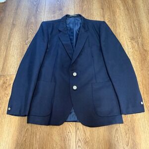 Navy Men's Blazer Sport Coat - Unbranded